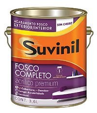 Tinta Acrílica Premium Fosco Branco 3,6L Suvinil