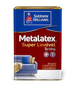 Tinta Acrílica Premium Metalatex Semi Brilho Branco 18L - Sherwin Williams