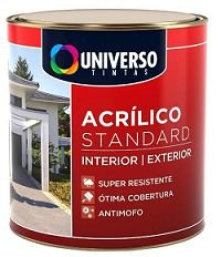 Tinta Acrílica Standard Fosco Branco 900ml Universo