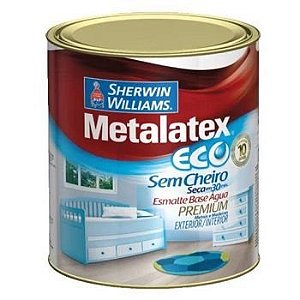 Tinta Metalatex Esmalte Eco Acetinado Branco 3,6L - Sherwin Williams