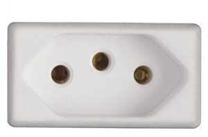 Tomada 2P+T nbr 20A 57115/038 Tramontina