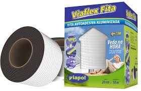 Viaflex Pro Fita Auto Adesiva Aluminizada 20cmx10mts Viapol