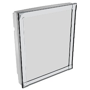 Armário Plástico Alumínio Versátil 31x10x36cm AL41* de Embutir e Sobrepor - Astra