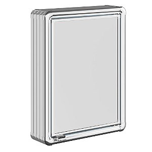 Armário Plástico Alumínio de Sobrepor 35x45x11,3 - LBP12/S - Astra