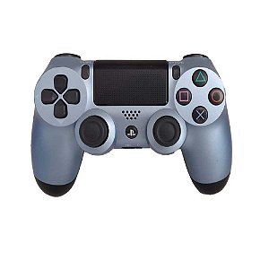 Controle Sony Dualshock 4 Slim Azul Titânio - Playstation 4