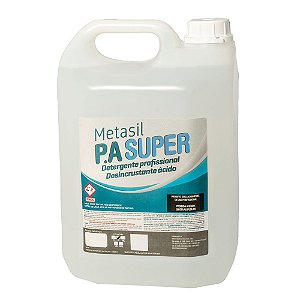 Detergente Desincrustante Ácido Concentrado PA Super - 5 Litros