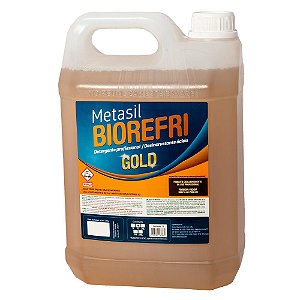 Detergente Desincrustante Ácido Biorefri Gold - 5 Litros