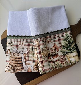 Kit 2 panos - Noel cookies