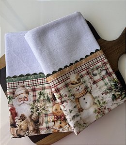 Kit 2 panos - Noel Snow