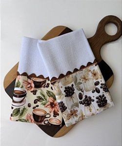 Kit 2 panos - Hora do café