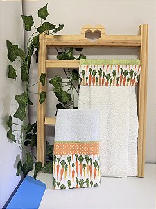 Kit Bate Mãos - Cenoura verde