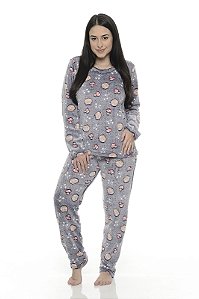 Pijama Ultra Soft Cogumelo