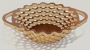 Fruteira Cozinha Balcão e Mesa - Cesto Organizador