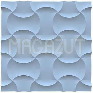 Kit Com 5 Formas Para Gesso 3D Com Base Niveladora