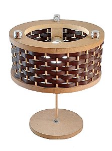 Abajur Luminaria Decorativo de Mesa Quarto Escritório