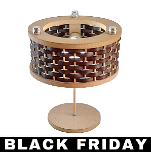 Abajur Luminaria Decorativo de Mesa Quarto Escritório