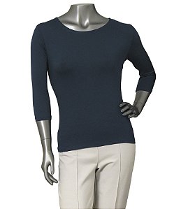 BLUSA BÁSICA GUINÉ MARINHO MANGAS 3/4