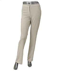 CALÇA NARCISO EM CREPE AREIA