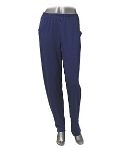CALÇA LEVE MARINHO COM BOLSOS