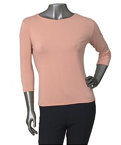 BLUSA BÁSICA GUINÉ ROSA MANGAS 3/4