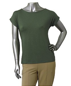 BLUSA BÁSICA GUINÉ VERDE SEM MANGAS