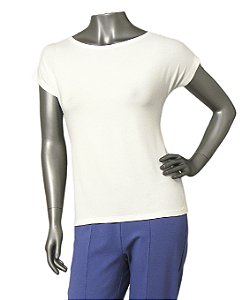 BLUSA BÁSICA GUINÉ OFF WHITE SEM CAVAS