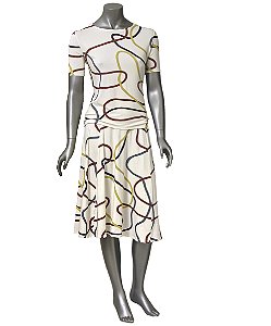 SAIA ESTAMPADA LINHAS