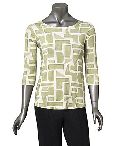 BAILARINA COM ESTAMPA GEOM CANA