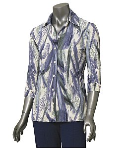 CAMISA EM FLUITY ESTAMPADO