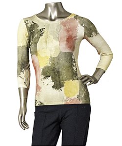 BLUSA ESTAMPADA AQUARELA