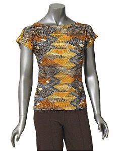 BLUSA ESTAMPADA TANGIER SEM MANGAS