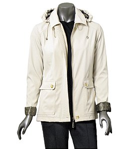 PARKA SEMI IMPERMEÁVEL BEGE