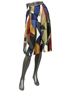 SAIA ESTAMPADA CORES