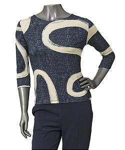 BLUSA ESTAMPA CURVAS