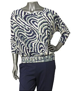 BLUSA MARINA COM PALA