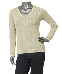 TRICOT BÁSICO AREIA