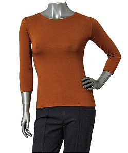 BLUSA BÁSICA GUINÉ BURITI COM MANGAS 3/4