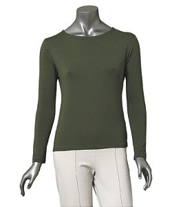 BLUSA BÁSICA GUINÉ VERDE MANGAS LONGAS