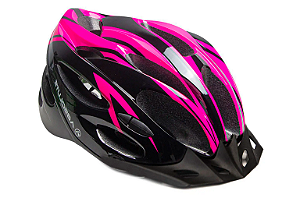 Capacete Absolute Nero Preto e Rosa Tamanho (M)