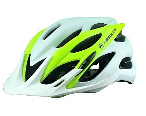 Capacete Absolute Wild Branco e Amarelo Tamanho (G)