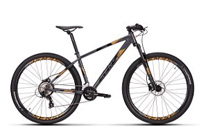 Bicicleta Aro 29 Sense Fun Comp 2023 Grafite e Laranja Tamanho (M/17)