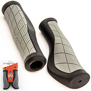 Manopla Absolute EG5 Borracha Preto e Cinza