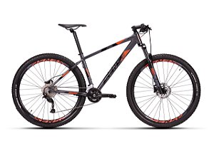 BICICLETA SENSE FUN EVO 2023  GRAFITE E VERMELHO TAM (XL-21)