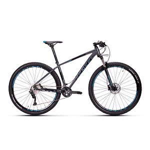 BICICLETA SENSE ROCK EVO 2023 CINZA GRAFITE E AZUL TAM (M/17)