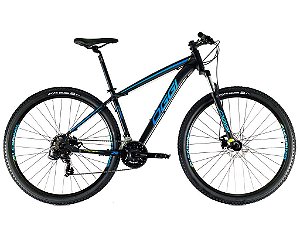BICICLETA OGGI 29 HACKER SPORT 21V PRETO/AZUL - LIME (M/17)