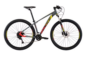 BICICLETA OGGI 29 BIG WHEEL 7.0 ALV 18V GRAFITE/VERMELHO/AMARELO (M/17)