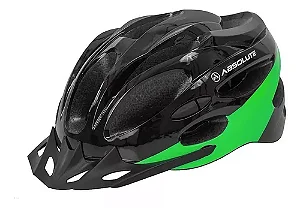 CAPACETE ABSOLUTE NERO PTO/VERDE, G