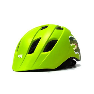 CAPACETE ABSOLUTE KIDS ROLL VERDE DINO, M