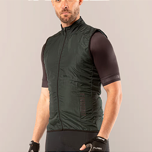 COLETE CICLISMO FURBO CORTA VENTO ZB ARMY UNISSEX - VERDE ESCURO - GG