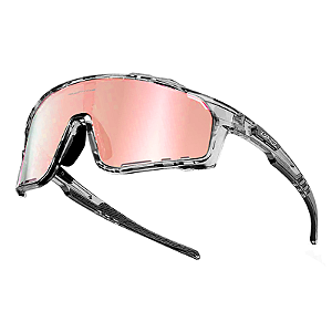 ÓCULOS KAPVOE X76 SPORT SUNGLASSES PHOTOCHROMIC - FUME TRANSLÚCIDO RED